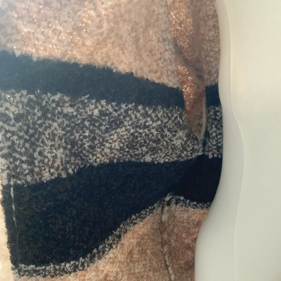 Fair Isle Wool Blend Knit Cardigan Jacket L - Picture 4 of 6